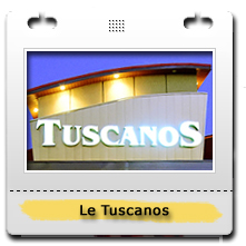 Le Tuscanos
1445 Avenue Jules-Verne	
(418) 877-7200 
Vaste stationnement gratuit